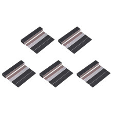 5X Gitarren Fret Nivellierung Dateien Bass Gitarren Leveler Fret Gitarrenbauer Kit mit 4 Körnung Papieren 150 mm