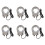 6X 48 LED Industrial Microscope Camera Light Source Ring Lamp Light  Lamp Adjustable Brightness USB Interface 1
