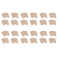 Violin Parts Violin-Bridge-5pc-4/4 Maple Bridge Violin Parts, 24 Piece