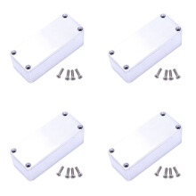 4 Pcs Aluminum Stomp Box Effects 1590A Style Pedal Enclosure for Guitar