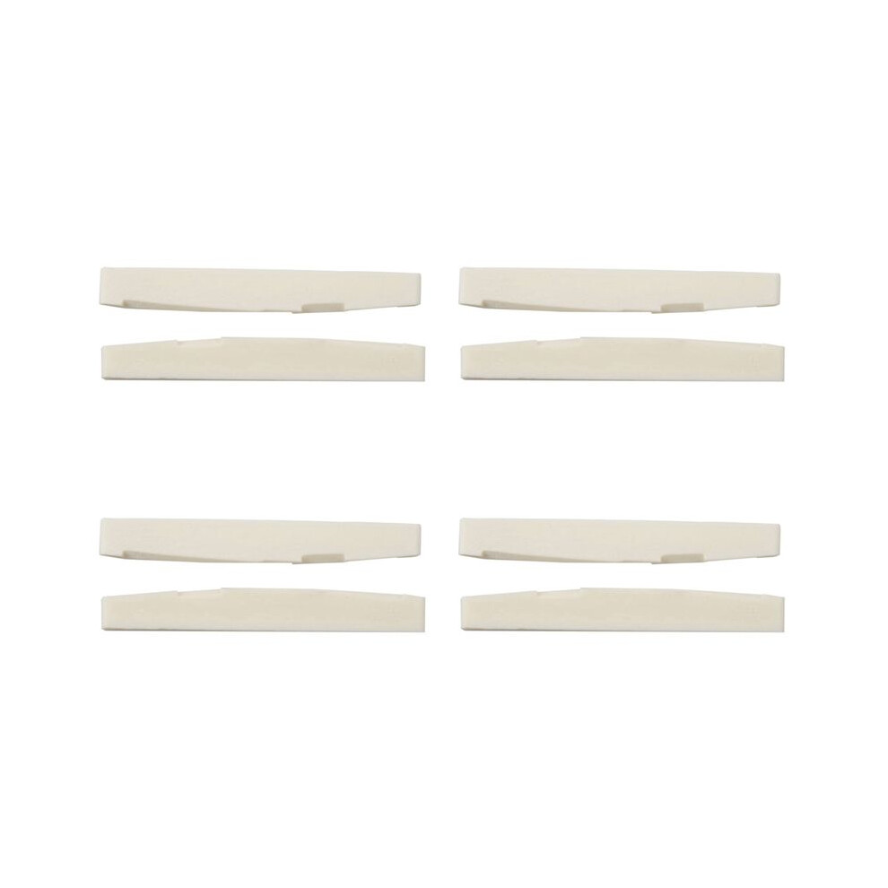 6 String Acoustic Bone Bridge Guitar Slotted Saddle Guitar Parts(Pack Of 8) 6033875126913
