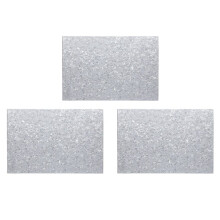 3X 3Ply PVC with Bass Guitar Pickguard Material Sheet DIY Untrimmed 16.9X11.4X0.09 In, Pearl White