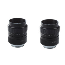 2X Black 25mm F1.4 CCTV Lens