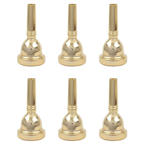 6X Altrombon Koppar Munstycke Munstycke 6.5AL Guld