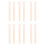 12 Pcs Spare Part Beige Plastic Bridge Saddle Nut for Classical Guitar 1
