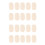 20X Cello Code String Sheepskin Pad E String  and Qin A String Slot Violin Viola Sheepskin String Pad (Small) 2