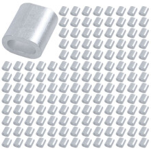 2 mm Aluminium Draadkabelklem met Dubbele Gaten, 800 Stuks