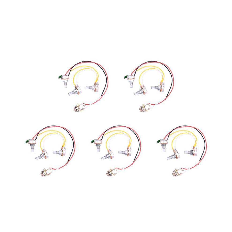 5 Set Of Jb Bass Guitar Wiring Harness-Prewired With 3-500K Pots 4712480992480