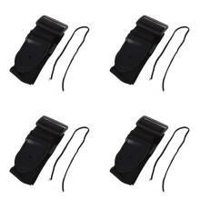 4X Cinghia Tracolla Nero per Custodia Borsa Porta Chitarra Acustica