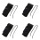 4X Justerbart Gitarrband Akustiskt Elektriskt 132 X 6 cm Svart 1