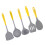 1Set Assorted Color Silicone Kitchen Utensils Set Nonstick Cooking Tools with Hanging Hook 4