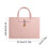 Women's A4 Waterproof Leather Document Pouch with Removable Hand Strap – Compatible with Standard File Folders 4