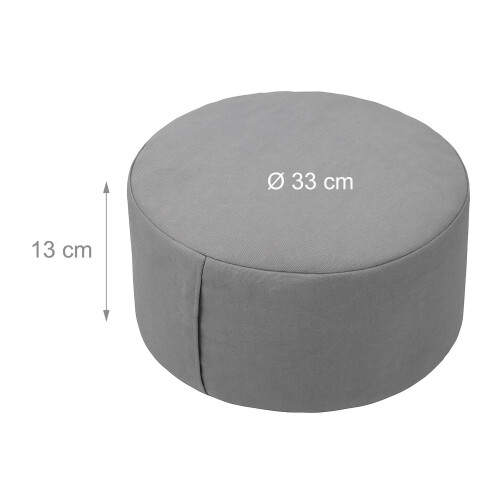 Almofada de meditação para ioga - Capa ergonômica e lavável 2