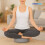 Almofada de meditação para ioga - Capa ergonômica e lavável 4
