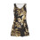Vestido midi marrom sem mangas com decote em V para adolescentes. 7