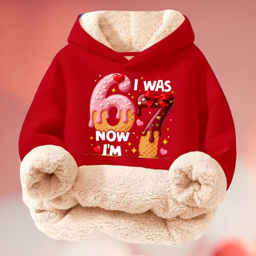 Sweat à capuche enfant multicolore à imprimé glace 1