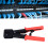 Pass Through RJ45 Crimping Tool CAT6 CAT5E Ethernet Wire Stripper Red 1