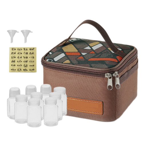 Makeup Bag Outdoor Condiment Organizer 9-Piece Set 1