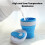 Gobelet pliable en silicone (lot de 2) 4