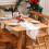 Chemin de table de Noël, imprimé numérique, pompons doux 4