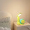 Luminária de mesa USB de 6,7 polegadas | Em formato de caracol e dobrável, ideal para dormitórios/quartos, decoração charmosa para cabeceira 5