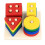 Type 1 Educational Wooden Geometric Block Stacker 14