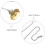 2-Pack Decorative Fan Chain Pulls with Crystal Pendants - Vintage Style Multi-Use Ceiling Fan and Light Pull Cords 3