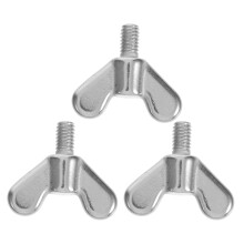 3 Pcs Stainless Steel Butterfly Bolts Electronic Equipment Screws