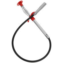 Outil Raclage Flexible Drain Acier Noir Usage Domestique