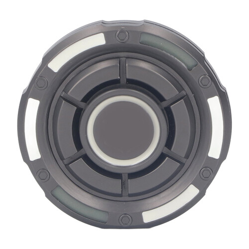 Fingertip Gyroscope Round Metal Toy Grey 1