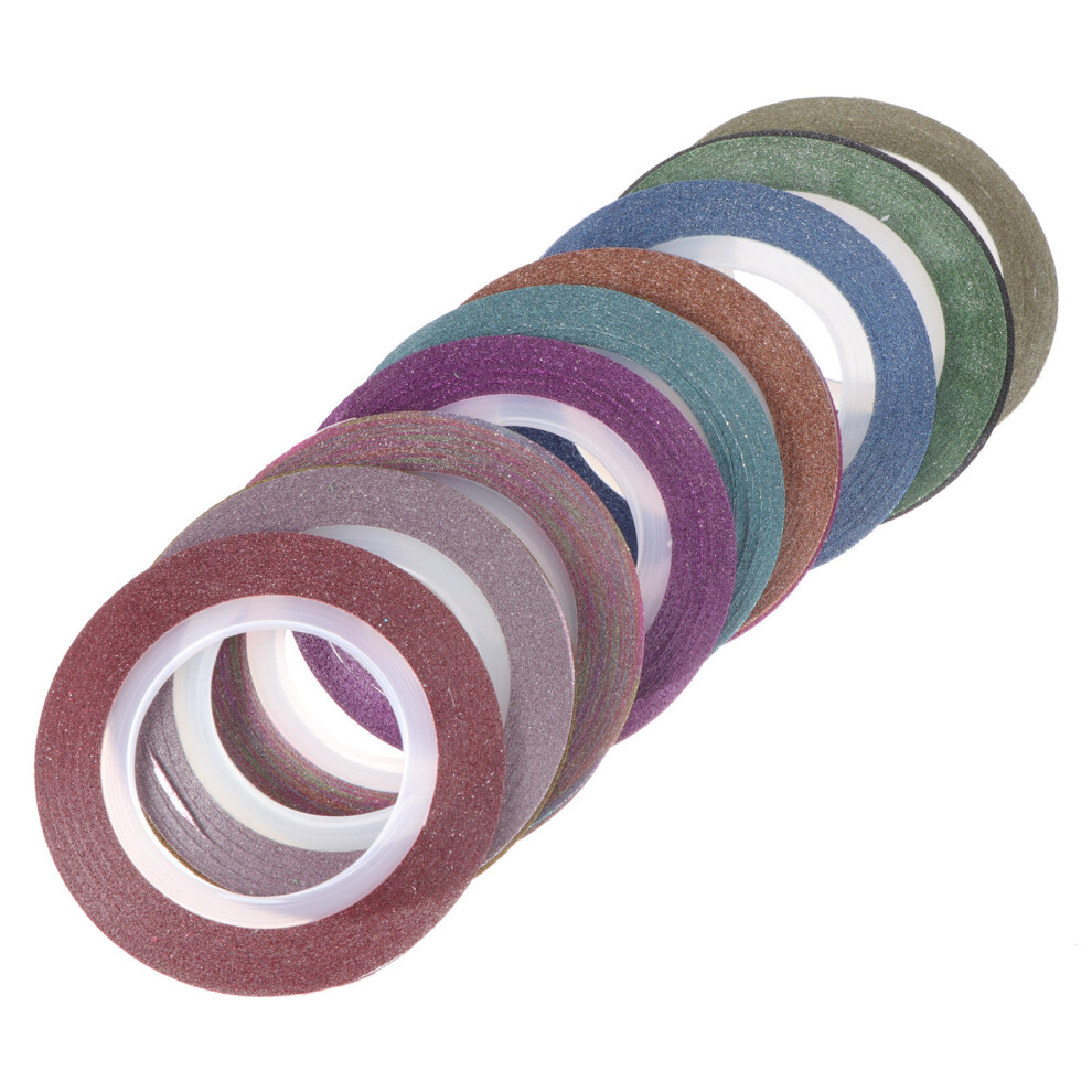 Artibetter Nail Sticker Manicure Striping Sticker 1 Set Assorted Color