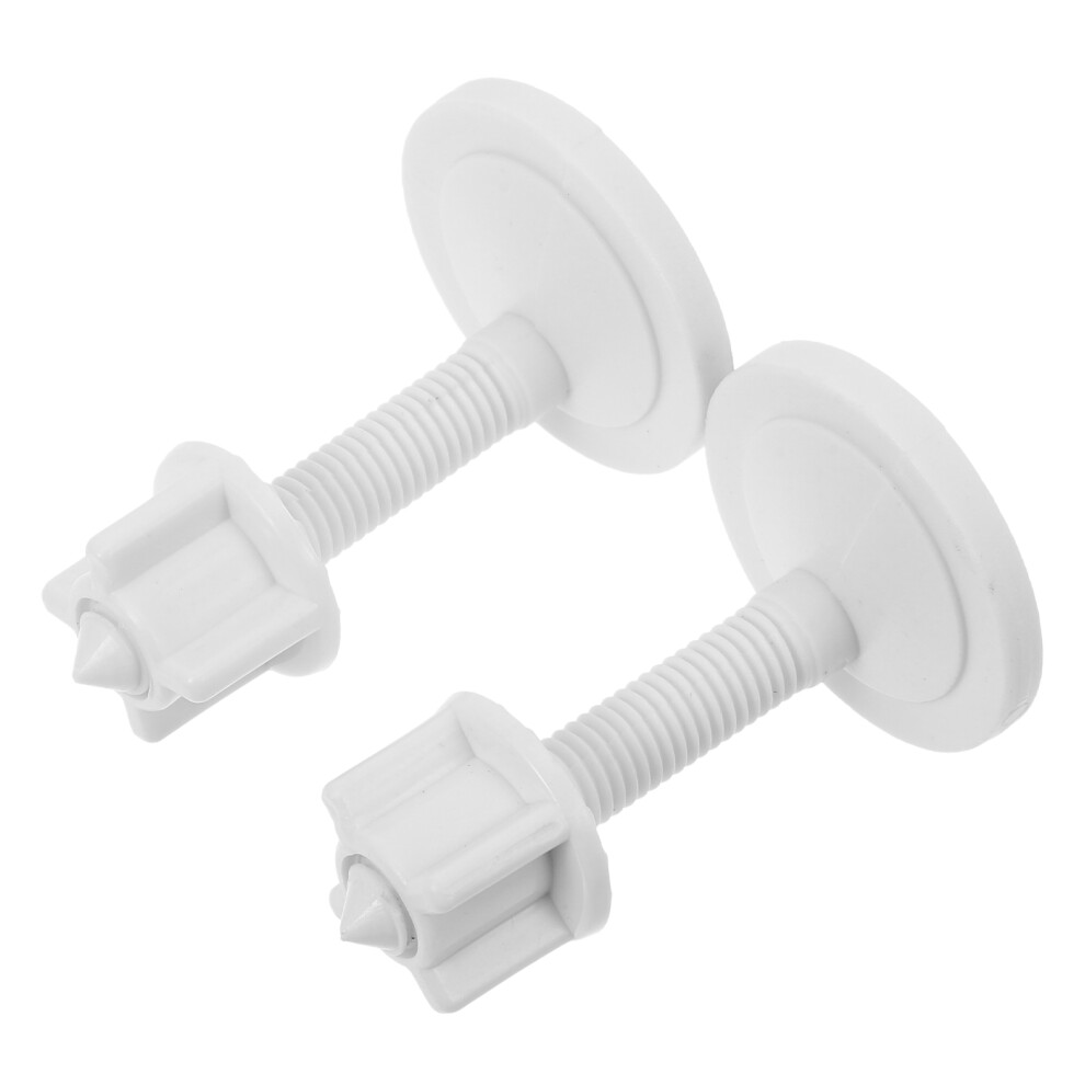 2 Pcs Heavy Duty Toilet Seat Fastener Bolt Kit Screw Parts 3711626450519