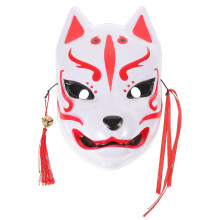 Decorative Halloween Fox Mask For Costume Party Full Face
