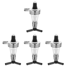 4Pcs Mason Jar Beverage Pourer Rack Wall-Mounted for Party Supply Use