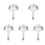 5Pcs Premium Silver Bar Strainer Spoon for Cocktail Ice and Fruit Tea 1