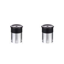 2Pcs ABS Glass Telescope Eyepiece 0.965 Inch Multi-Coated H6mm Black