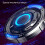 Fingertip Gyroscope Round Metal Toy Grey 4