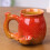 Kaffeetasse in Form einer Kaffeekanne, glasierte Keramik, 1 Stück 6