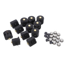 12 Sets LED Flashlight Switch Cap Soft Boot Cover For Push Button