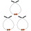 3Pcs Multi Eyeglasses Strap Holder Durable Glasses Strap for Neck Wear 1