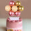 Set decor tort cu baloane – Mini baloane 10x10cm cu 5