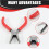 Guitar Plier Wire Tools Wire Nippers Fret Puller for Other Stringed Instruments Tool Guitar Parts Cutting Pliers 10