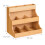 Tea organizer 9 compartments bamboo 4