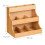 Tea organizer 9 compartments bamboo 7