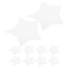 10 Pcs Bag Making Supplies Plastic Mesh Canvas Homemade