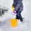 Yellow Beach Sand Bucket Portable Handle Plastic 1Set 7