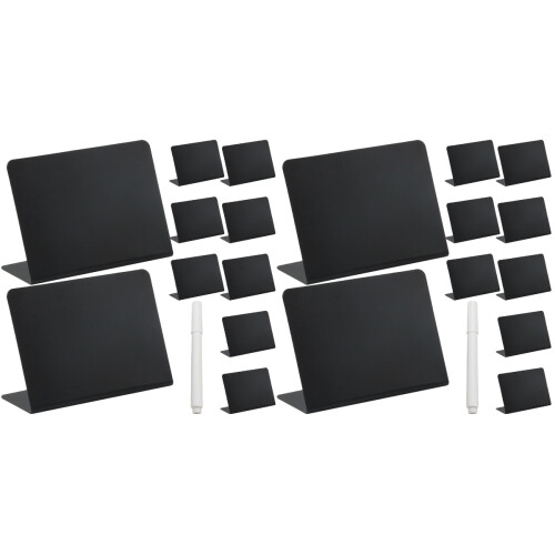 2 Sets Rewritable Small Blackboard The Pen Pvc Mini
