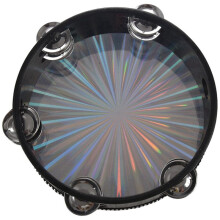 2X Tamboerijn Handheld Drums 8-Inch Double Jingle Sound Reflecterende Tamboerijn Muziekinstrument Kinderen KTV Party