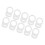 60 Pcs Button Silicone Ring Mam Pacifier Holder Mannequin Clip Adapter Transparent 6