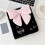 3D Bowknot Pehmovalokuvakorttikansio A6 4